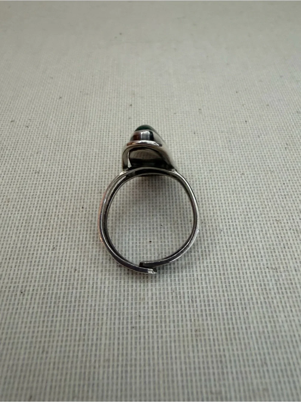 Handmade Sterling Silver Eilat (King Solomon’s) Stone Ring, Adjustable